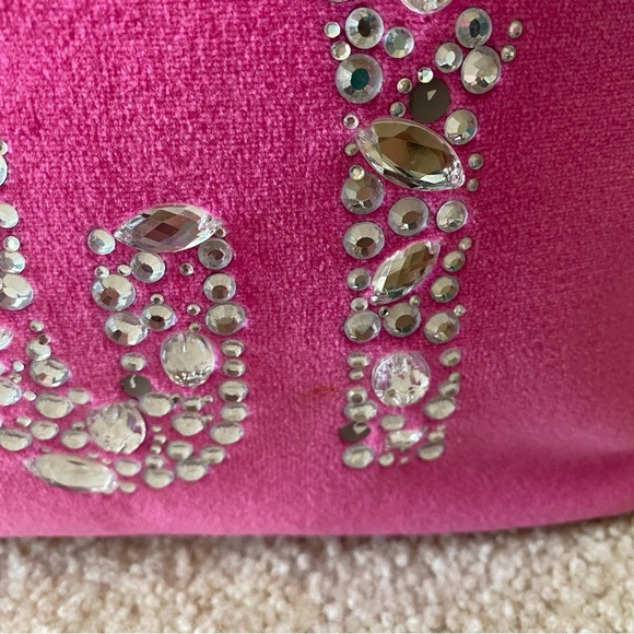 Juicy Couture Hot Pink Velour Tote - Picture 4 of 16